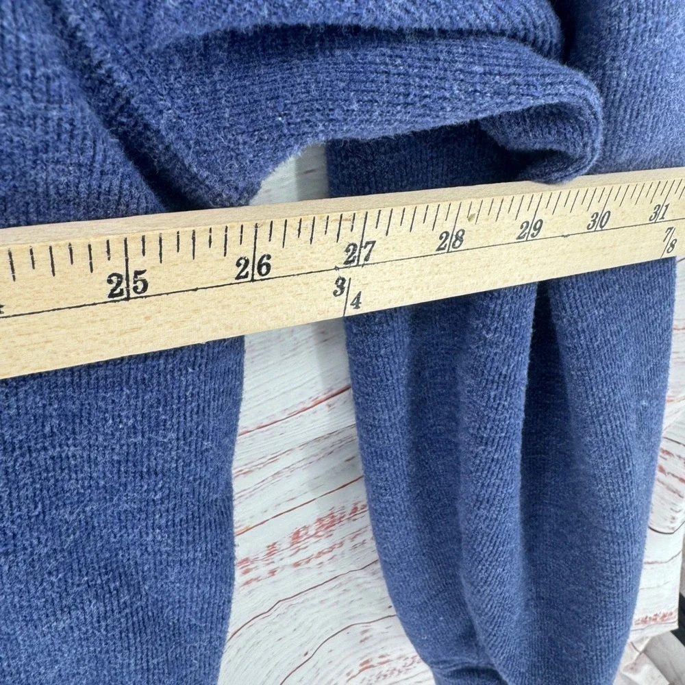 Polo Ralph Lauren Sweater Mens XL 1/4 Zip Pullover Heather Blue Cotton Preppy